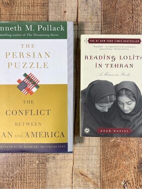 Middle East History Memoir Book Bundle The Persian Puzzle Reading Lolita 1ST ED